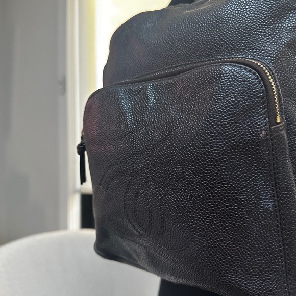 Vintage Chanel Pebble Leather Backpack - Picture 11 of 12